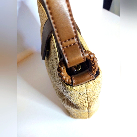 Vtg Relic by Fossil Woven Shoulder Purse - Picture 13 of 14